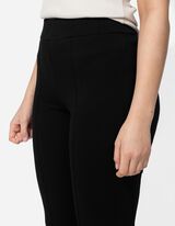 Leggings - Plisare - Negru