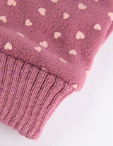 Rukavice - &Scaron;areni print - ljubicasta