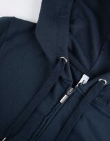 Cipzáros melegítőfelső - Zsinóros kapucni - sotetkek