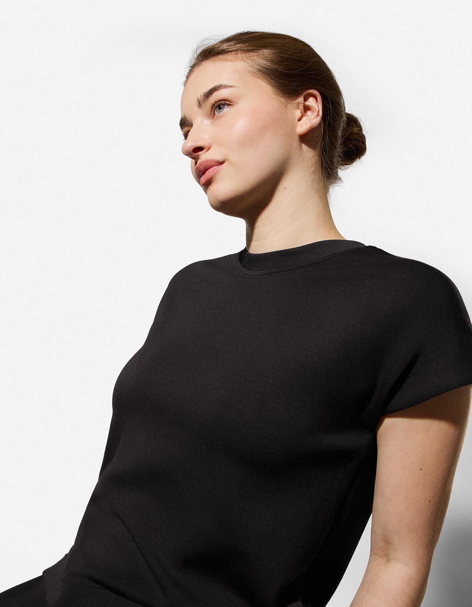 T-shirt - Partie modale - noir