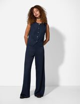 Weste - Jersey - dunkelblau