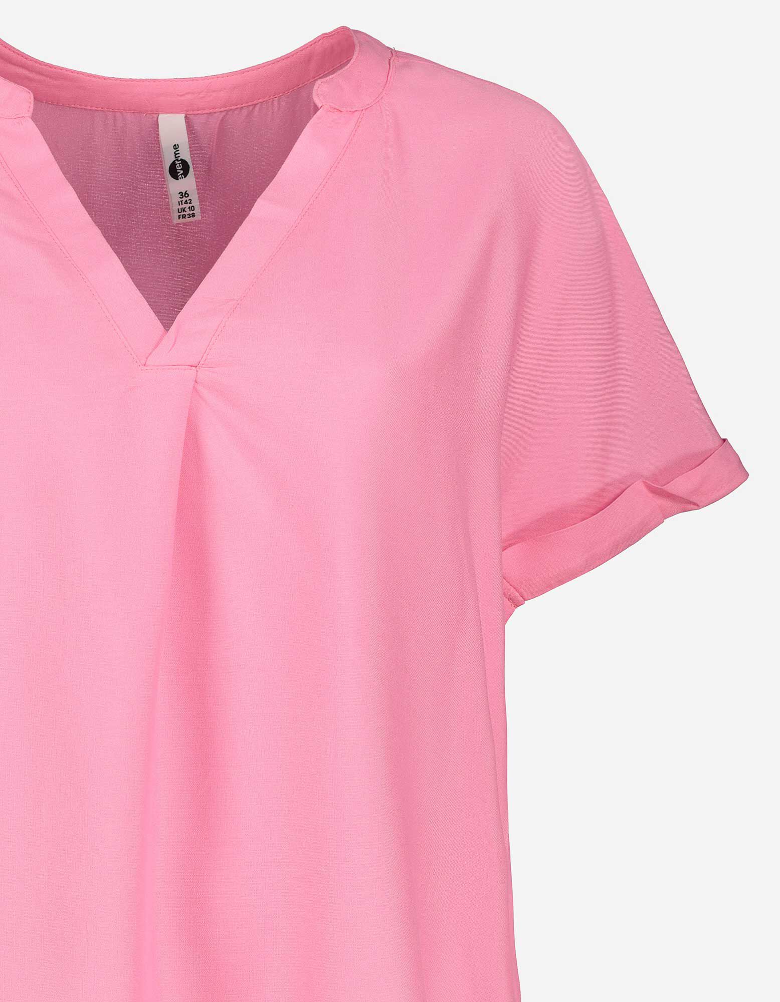 Haut en dentelle - Viscose - rose