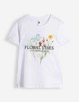 T-Shirt - Frontprint - wei&szlig;