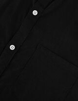 Košulja - Mješavina lana - crna