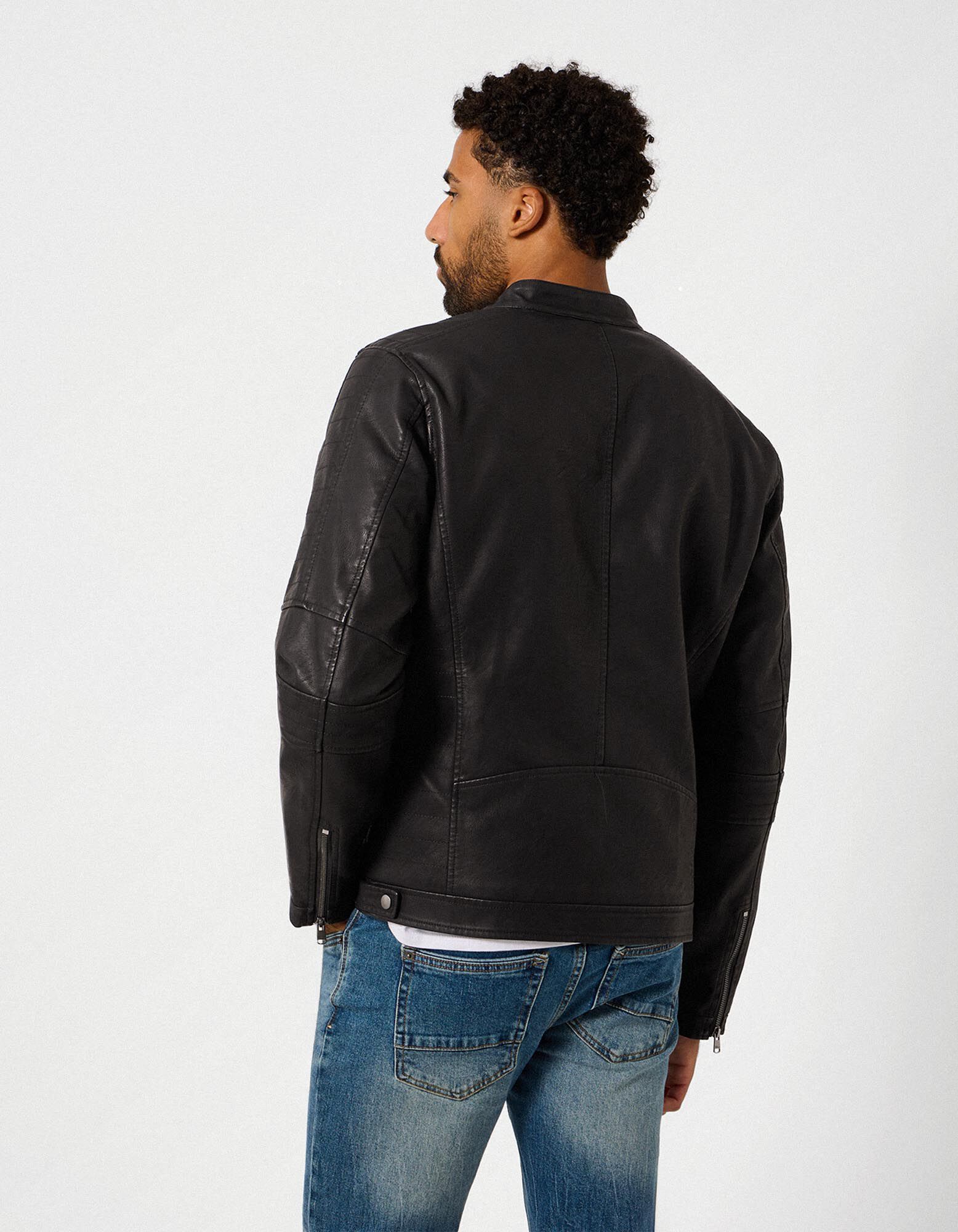 Jacke - PU - Schwarz