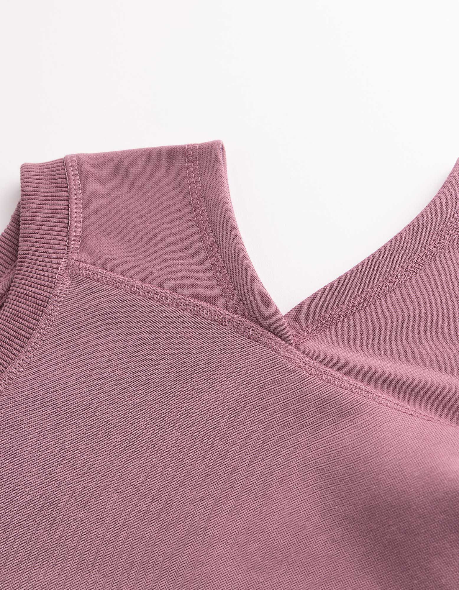 Sweatshirt - Cut-Outs - Flieder