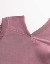 Sweatshirt - Cut-Outs - Flieder