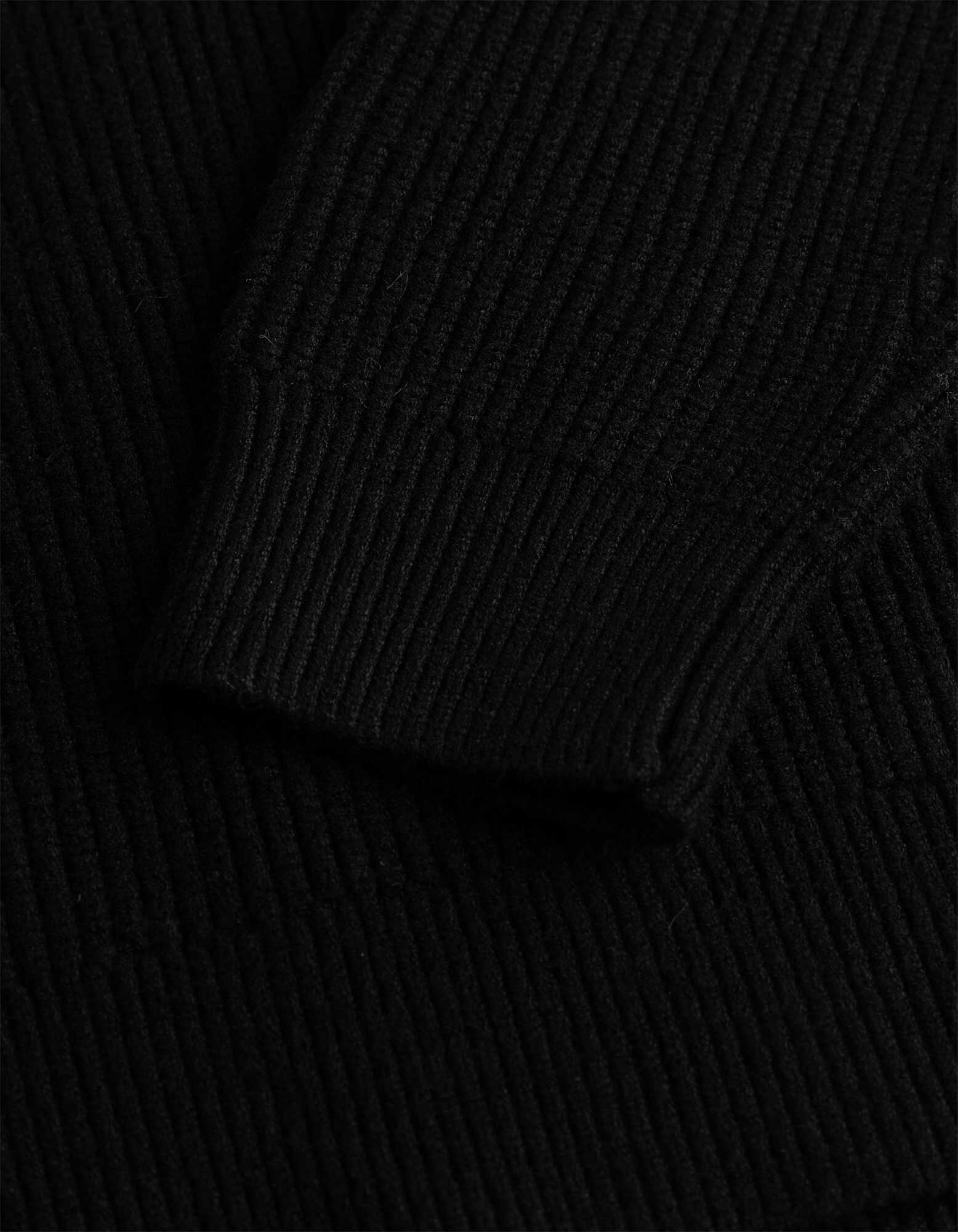Pullover - Rollkragen - Schwarz