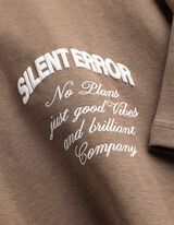 T-shirt - Relax Pasvorm - bruin