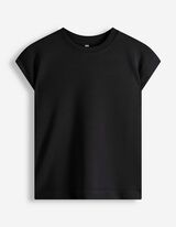 T-Shirt - Modal-Anteil - schwarz