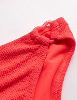 Set top e slip bikini - rosso chiaro