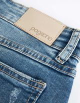 Džínsy - Účinky prania - modra