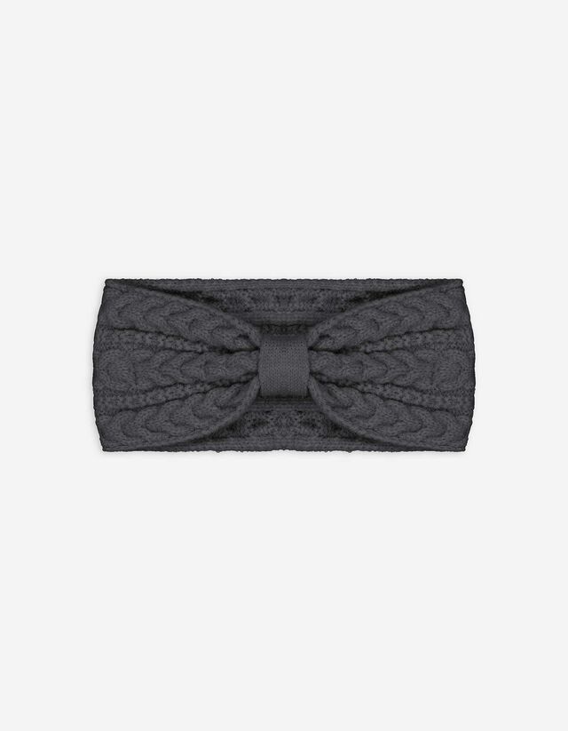 Fascia - maglia a cavo - grigio scuro