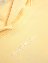 Felpa con cappuccio - Cappuccio - giallo chiaro