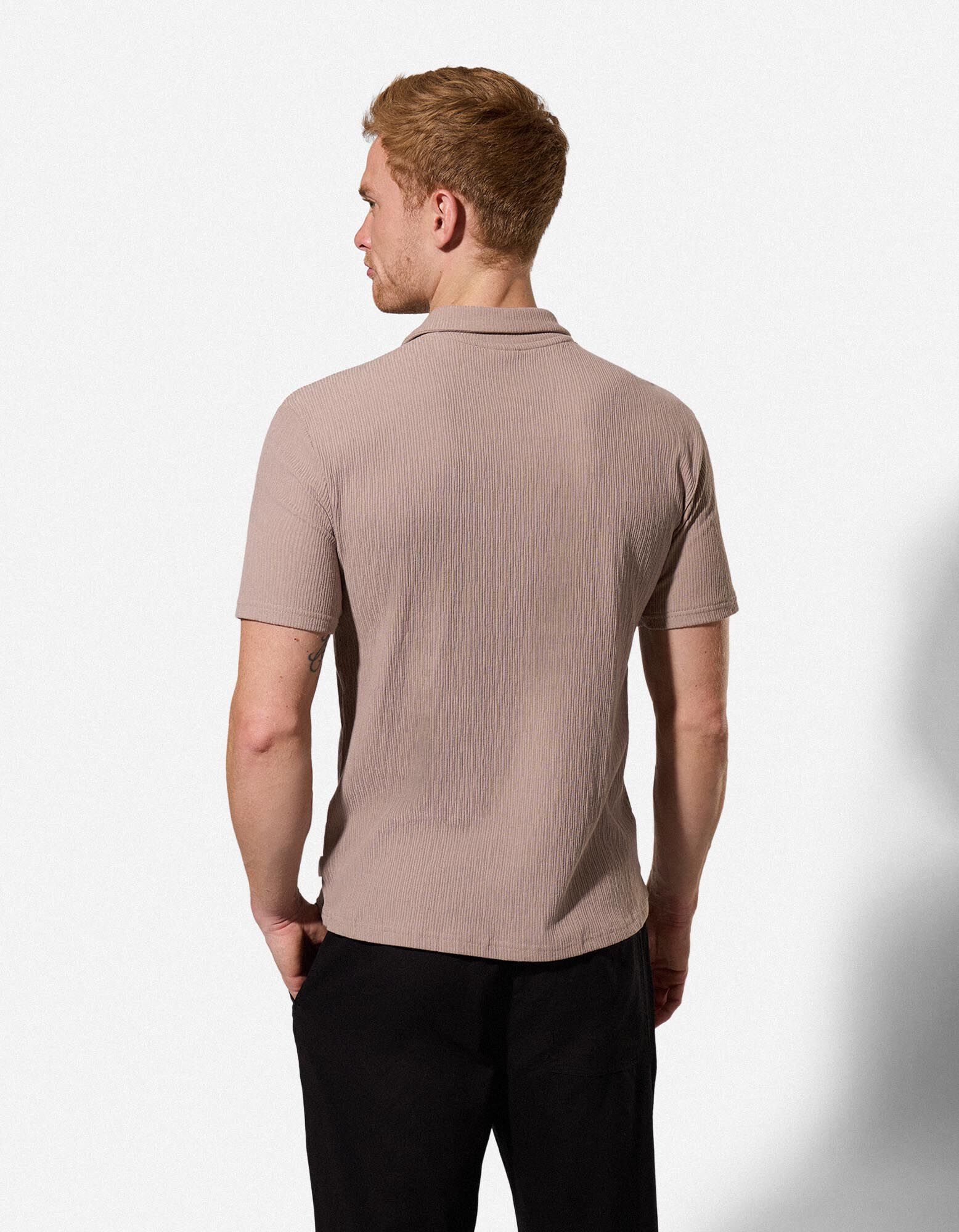 Poloshirt - Relax Fit - grau