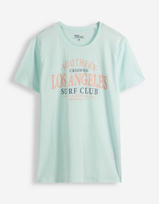 T-Shirt - Print - hellblau