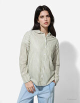 Marškiniai - Dryžiai - zalias