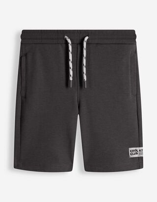 Shorts - Elastischer Bund - dunkelgrau