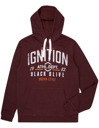 Herren Hoodie mit Message-Print 