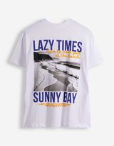 T-Shirt - R&uuml;ckenprint - wei&szlig;