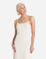 A-vonalú ruha - Spagettipántos - bézs