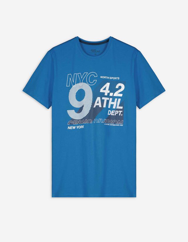 T-shirt - Stampa - blu