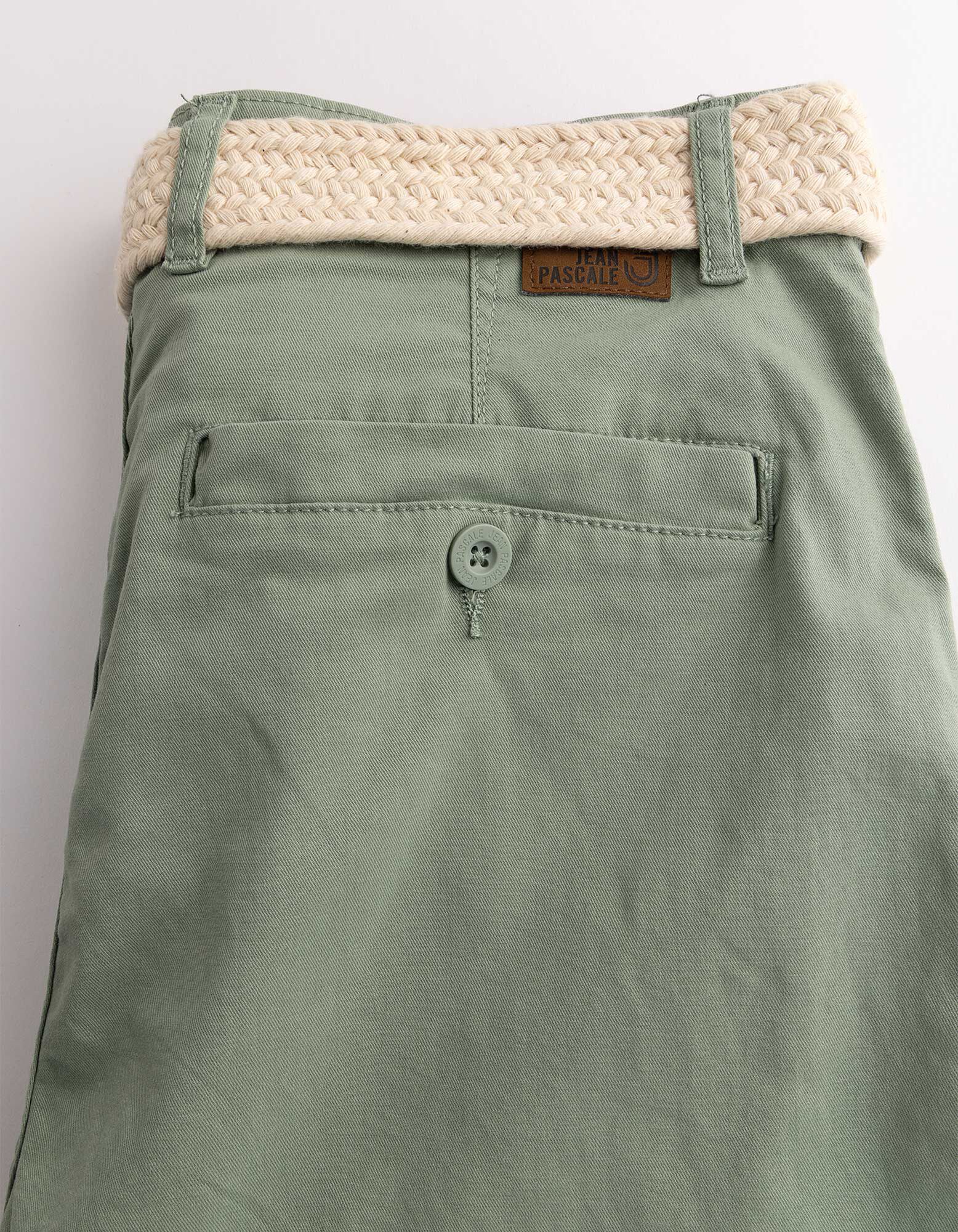 Kratke hlače - Twill - zelena