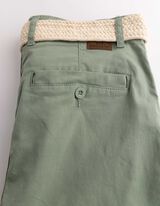 Kratke hlače - Twill - zelena