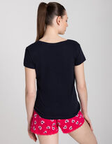 Maglia pigiama - Stampa - blu scuro