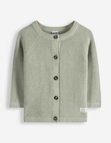 Strickjacke - Baumwolle - t&uuml;rkis