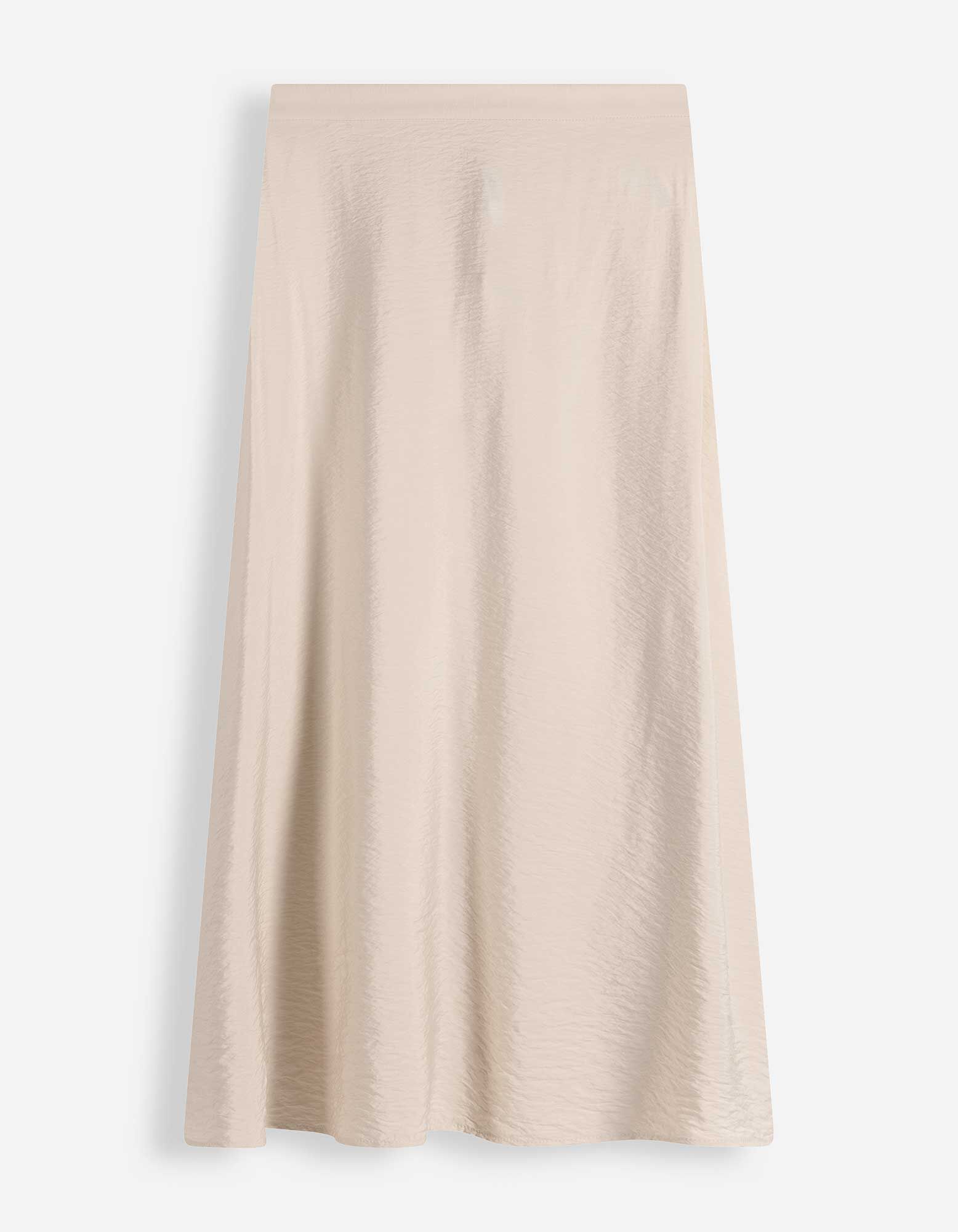 Rock - einfarbig - Beige