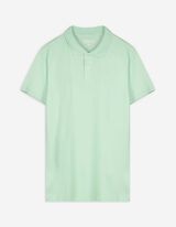 Poloshirt - Knoopsluiting - lichtgroen