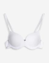 Sima fel&uuml;letű melltart&oacute; - B&eacute;lelt kosarak - feher