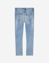 Jeans hlače - Učinki pranja - svetlo modra