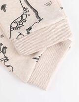 Jogginghose - Dinosaurier - beige