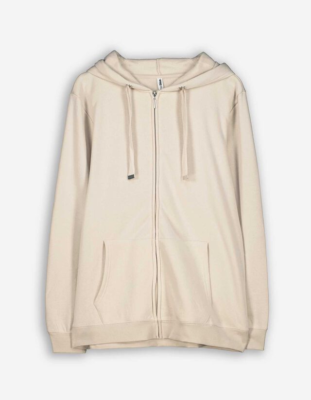 Sweatjacke - einfarbig