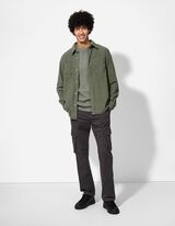 Marškiniai - Velvetas - tamsiai zalias