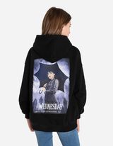 Kapucnis felső - Wednesday - fekete