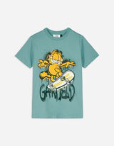 Tričko - Garfield - zelena