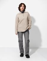 Pullover - lukuga kinnitus - beezh