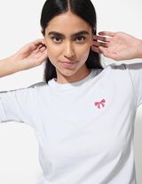 Tričko - Výšivky - biely