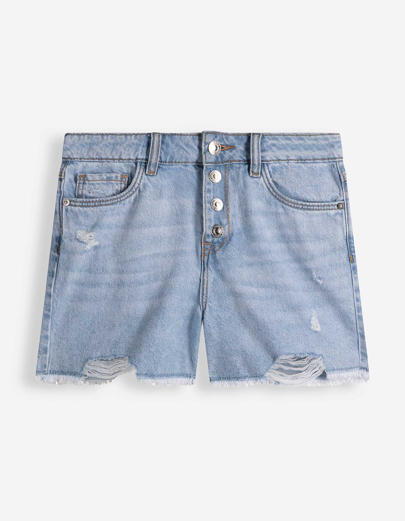 Jeansshorts - Kurz - blau