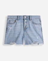 Jeansshorts - Kurz - blau