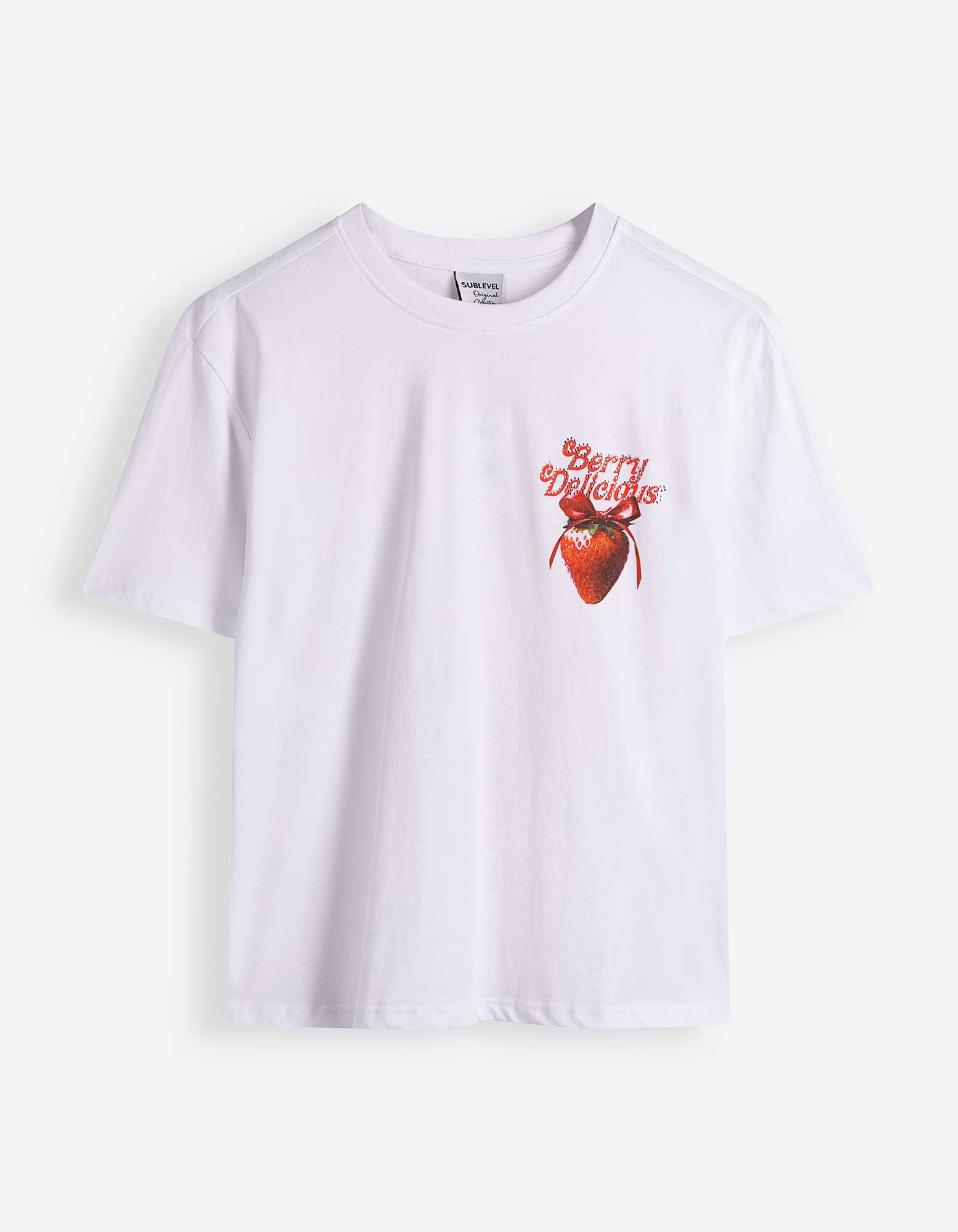 T-Shirt - Print - Wei&szlig;