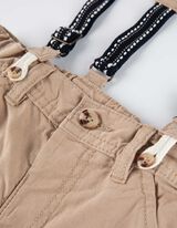 Short - Bretels - donkerbeige