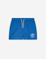 Badehose - einfarbig - blau