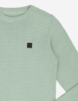 Džemper - Amblem brenda - svetlo-zelena