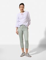 Caprihose - Twill - t&uuml;rkis