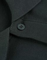 Tricou polo - Închidere cu nasturi - Verde inchis