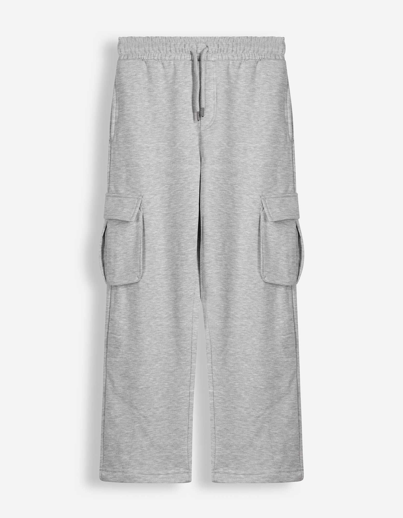 Cargohose - Loose Fit - Grau